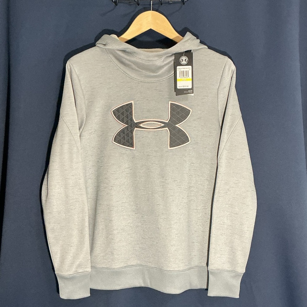 Under Armour Light Gray Pullover Hoodie